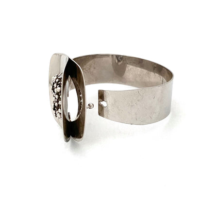 Kollmar & Jourdan Germany vintage silver hinged bracelet
