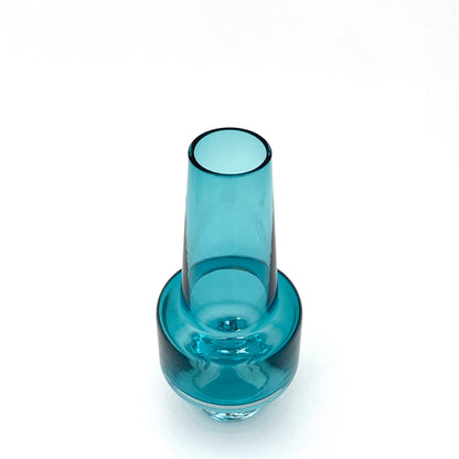 detail Sea Glasbruk Sweden vintage cased glass petite vase Scandinavian Mid Century Modern design