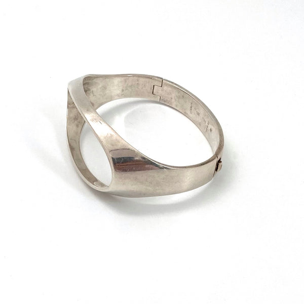 Puig Doria heavy silver Modernist bracelet
