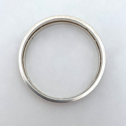 Hans Hansen heavy silver double bangle bracelet ~ scarce