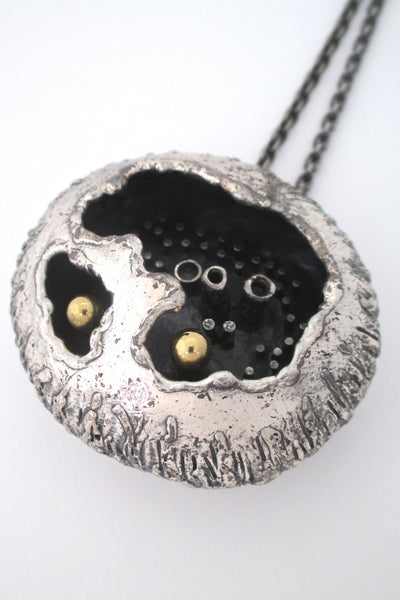 Guy Vidal large 'pod' pendant necklace