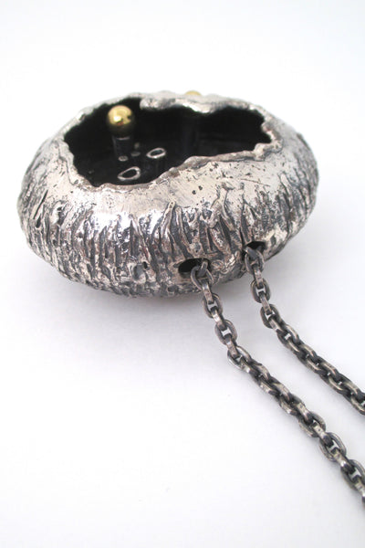 Guy Vidal large 'pod' pendant necklace