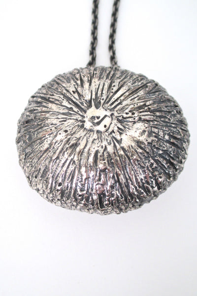 Guy Vidal large 'pod' pendant necklace