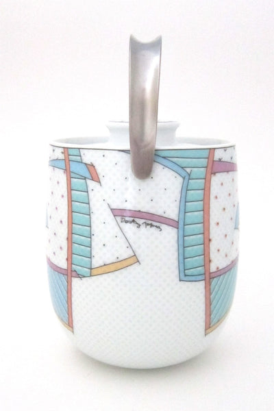 Tapio Wirkkala and Dorothy Hafner for Rosenthal vintage Century New Wave teapot coffee pot