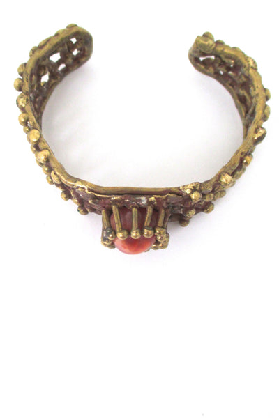 Pal Kepenyes signed cuff bracelet