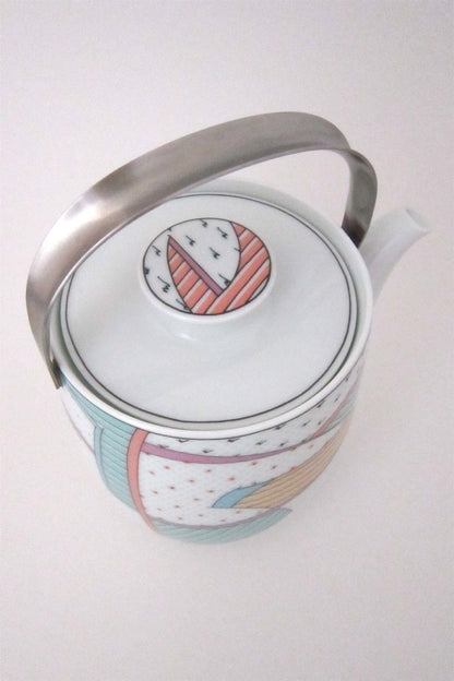 Tapio Wirkkala and Dorothy Hafner for Rosenthal vintage Century New Wave teapot coffee pot