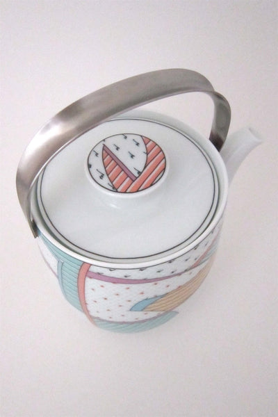 Tapio Wirkkala and Dorothy Hafner for Rosenthal vintage Century New Wave teapot coffee pot