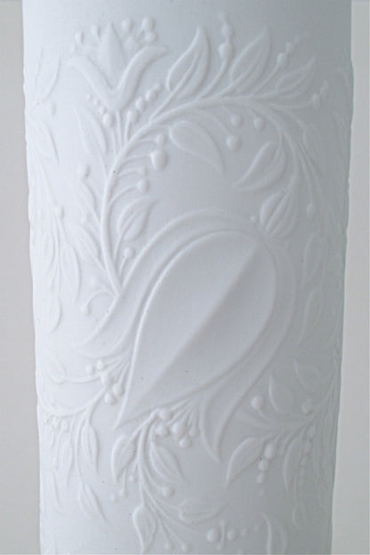 Bjorn Wiinblad for Rosenthal vintage modernist tall porcelain vines & flowers vase