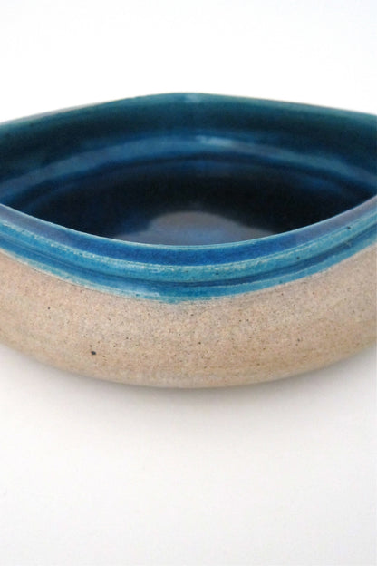 Herman Kahler signed footed bowl