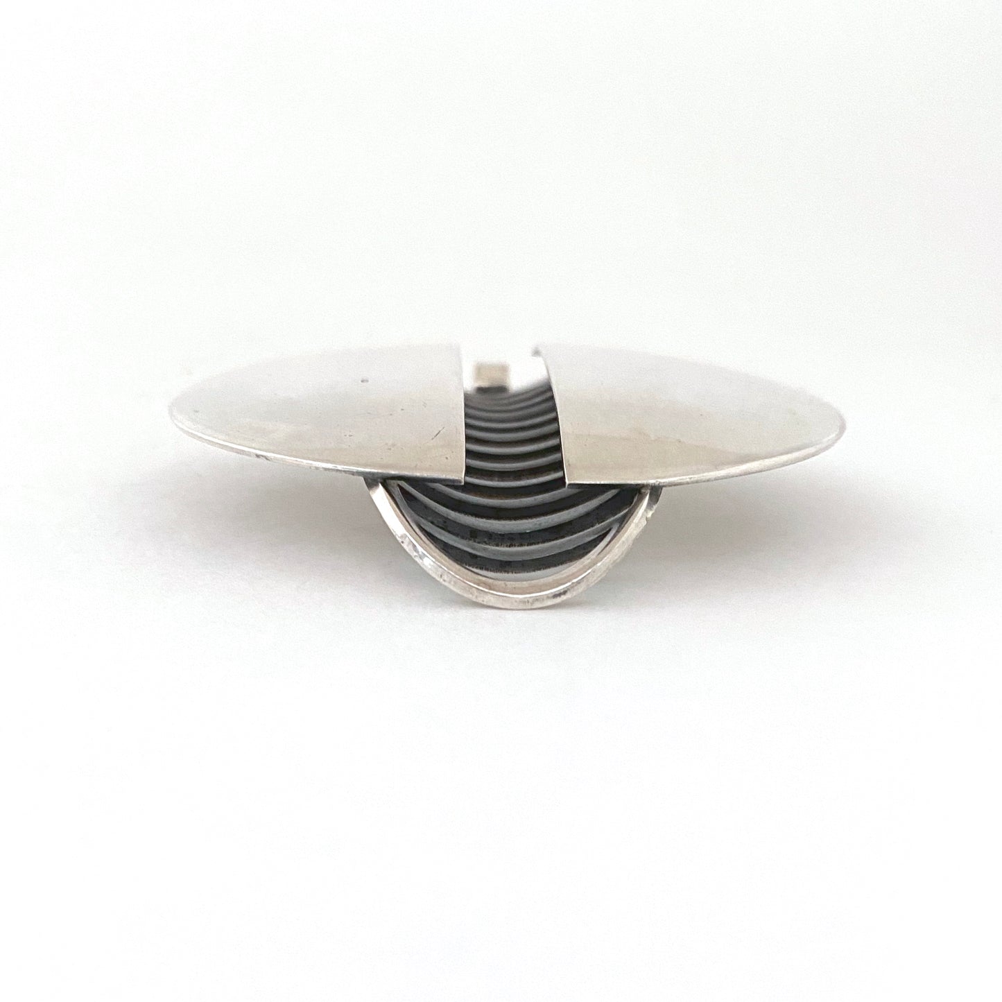 David-Andersen extra large dimensional silver pendant ~ scarce