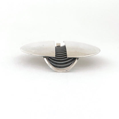David-Andersen extra large dimensional silver pendant ~ scarce