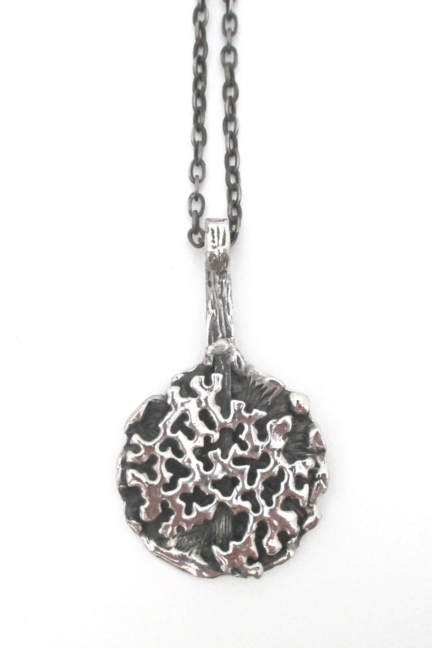 Robert Larin 'shadowbox lichen' pendant necklace