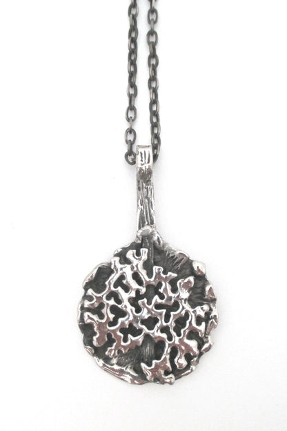 Robert Larin 'shadowbox lichen' pendant necklace