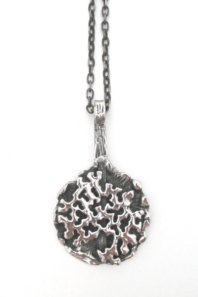 Robert Larin 'shadowbox lichen' pendant necklace