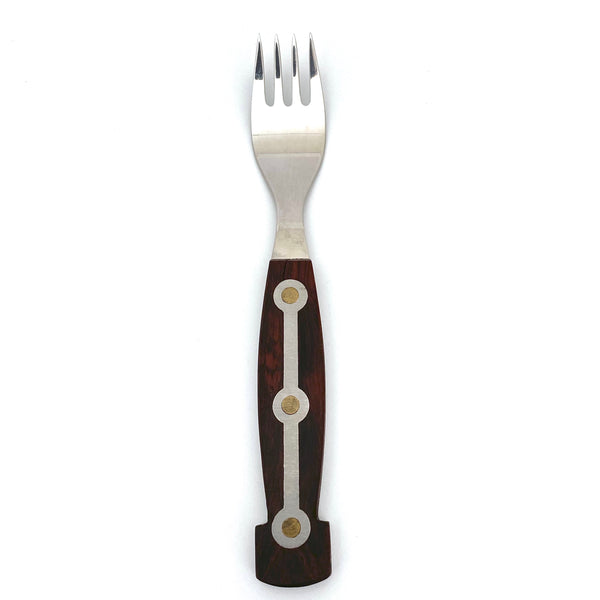 Amboss Austria 'Buffalo' fork ~ rosewood, brass, steel