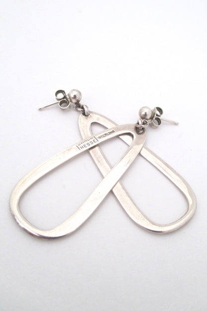 Darla Hesse silver drop earrings