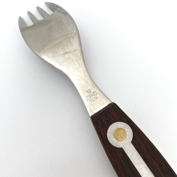 Amboss Austria 'Buffalo' fork ~ rosewood, brass, steel