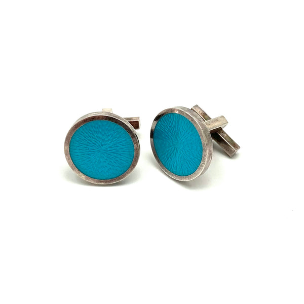 Pekka Piekainen enamel cufflinks ~ 1973