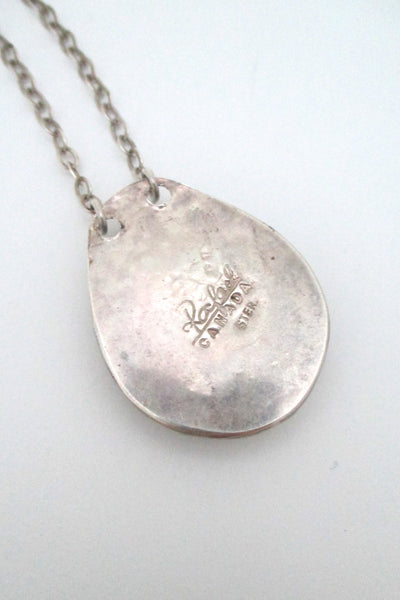 Rafael Canada sterling silver & cobalt blue pendant necklace