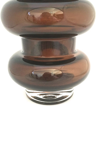 Riihimaki large hoop vase in cinnamon - Tamara Aladin
