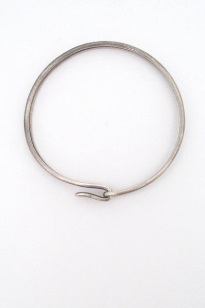 Bent Knudsen silver hook bracelet