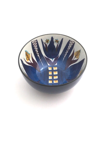 Royal Copenhagen Denmark vintage faience Tenera bowl by Marianne Johnson mid century Scandinavian design