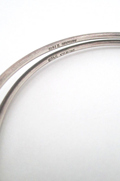 Bent Knudsen silver hook bracelet