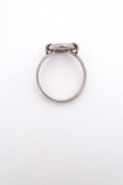 Bent Knudsen little silver circle ring
