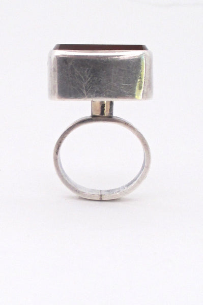 Lisbeth Nordskov large agate statement ring