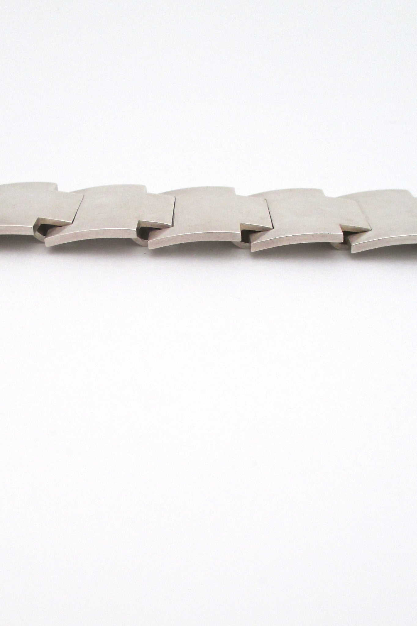 detail Georg Jensen Denmark vintage heavy silver bracelet # 73 by Sigvard Bernadotte 1938