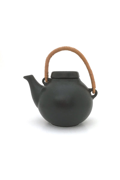 Arabia matte black GA1 teapot - small