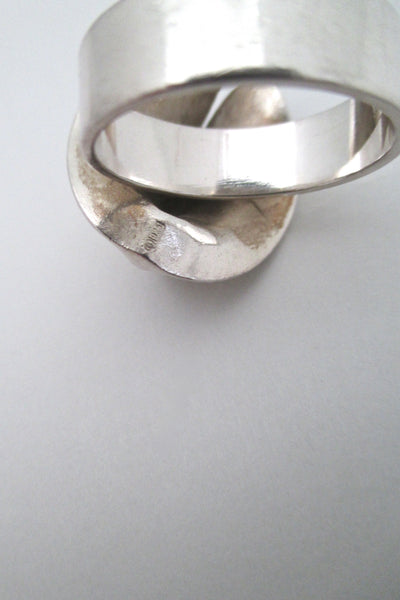 Kalevala Koru 'twin leaves' silver ring