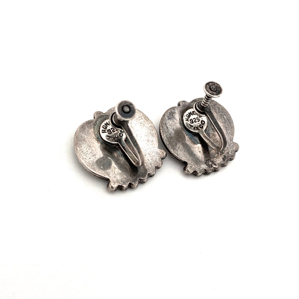 Pedro Romero Taxco vintage silver earrings
