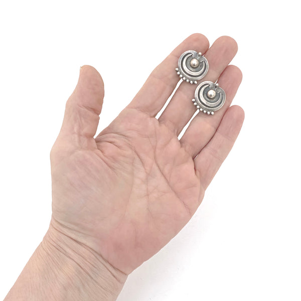 Pedro Romero Taxco vintage silver earrings