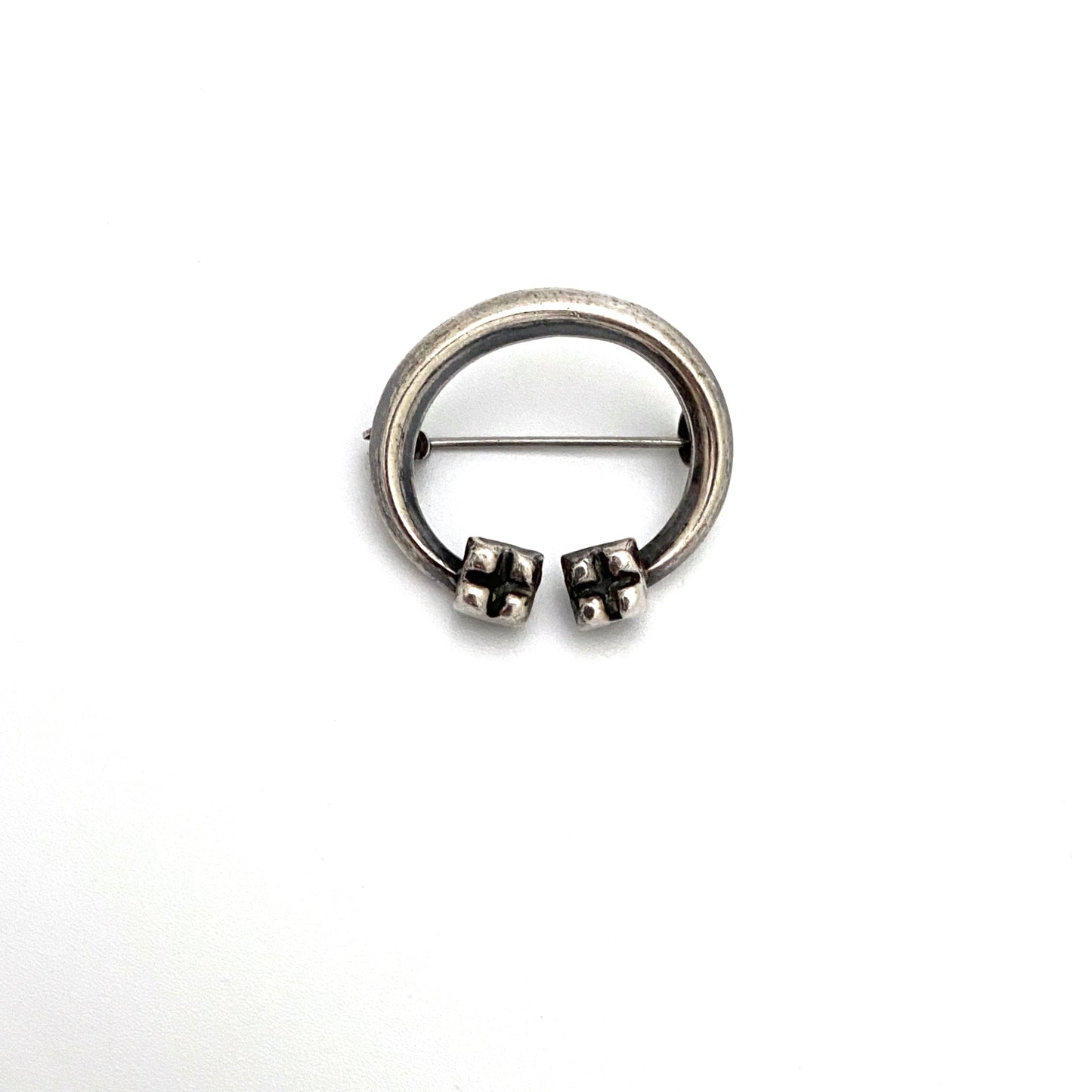 Kalevala Koru petite solid silver brooch ~ Holger Lindstrom