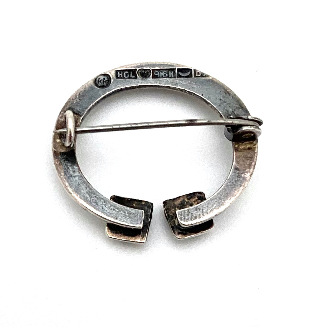 Kalevala Koru petite solid silver brooch ~ Holger Lindstrom