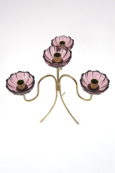 Ysatd Metall Sweden rare vintage candelabras by Gunnar Ander at samanthahowardvintage.ca