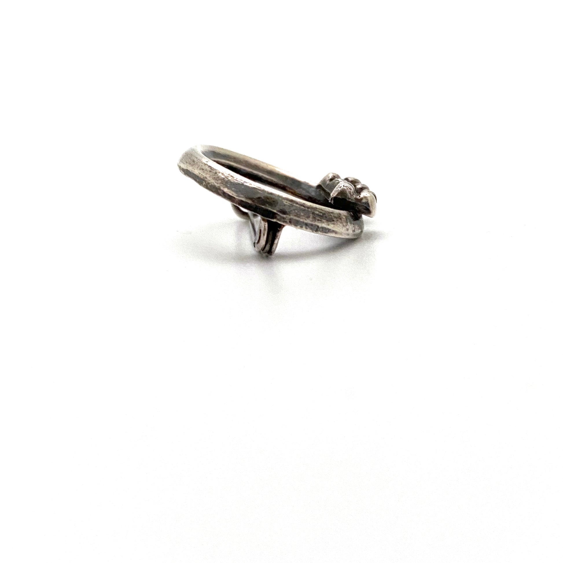 profile Kalevala Koru Finland vintage silver brooch Holger Lindstrom 1957