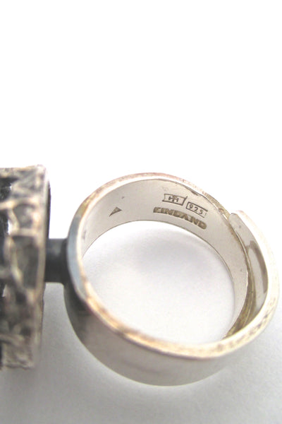 Pentti Sarpaneva silver 'Pitsi' ring
