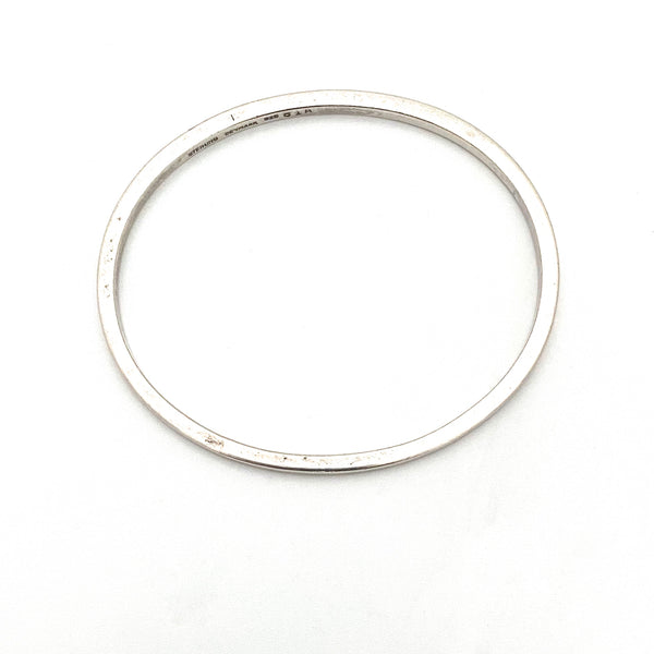 detail vintage silver bangle bracelet 51A Denmark unknown maker like Georg Jensen