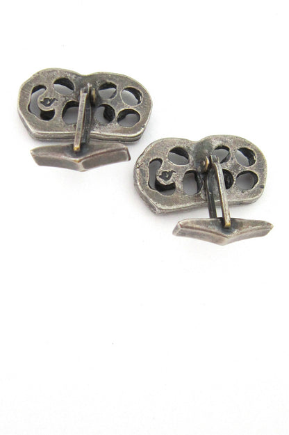 Guy Vidal wheels cuff links