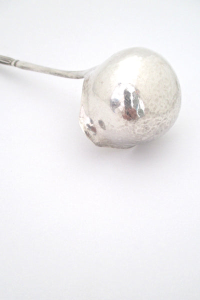 Georg Jensen hammered silver ladle #85