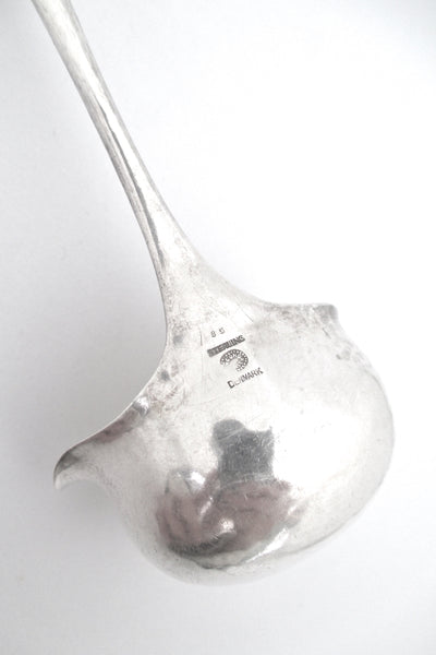 Georg Jensen hammered silver ladle #85