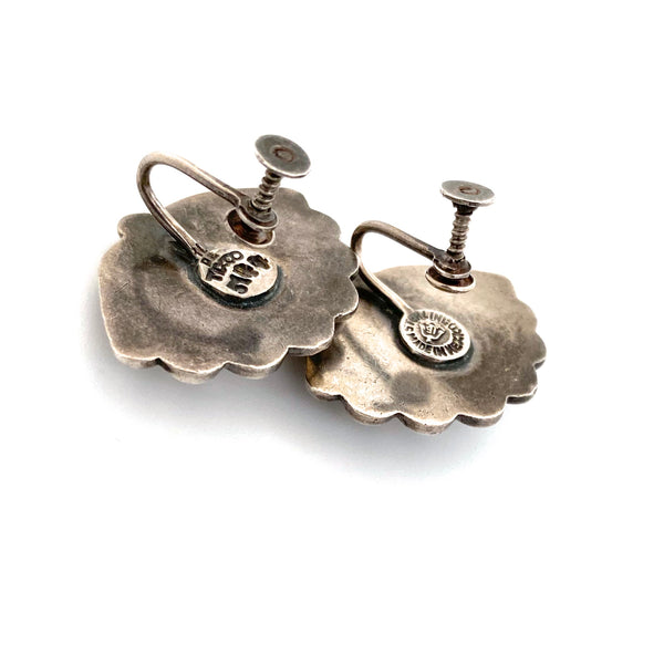 Margot de Taxco silver earrings