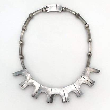 Antonio Pineda heavy silver necklace