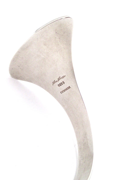 Hans Hansen heavy silver cuff bracelet