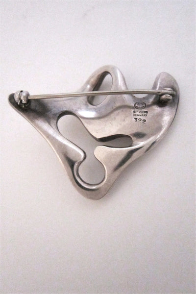 Georg Jensen Koppel brooch #322