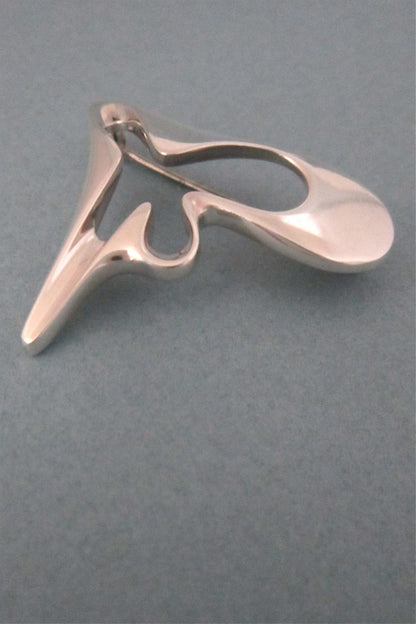 Georg Jensen Denmark sterling silver Henning Koppel splash brooch 324