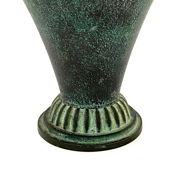 detail Ystad Sweden vintage bronze petite vase Gunnar Ander
