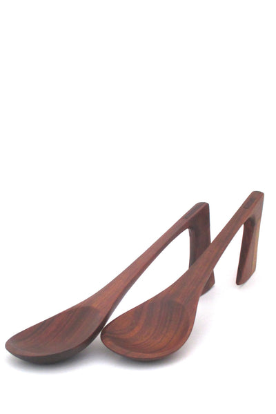 Jens Quistgaard teak servers ~ rare form